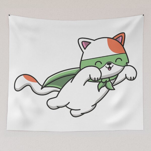 Item preview, Super Cat - cute hero animal designed and sold by SUPER-ANIMALS.