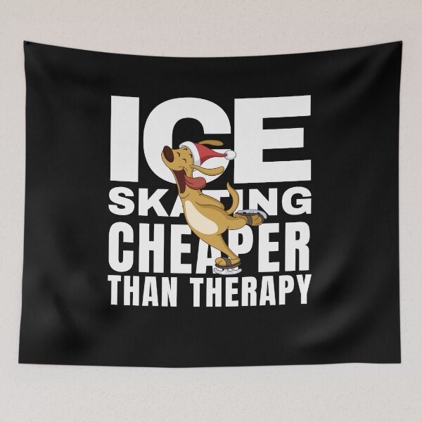 Item preview, Ice Skating Cheaper Than Therapy designed and sold by Crafty-Mornings.