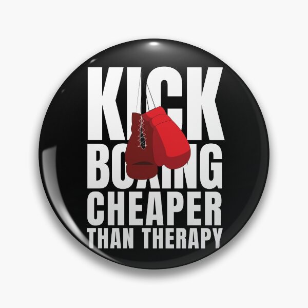 Aperçu de l'œuvre Kick Boxing moins cher que la thérapie créée et vendue par Crafty-Mornings.