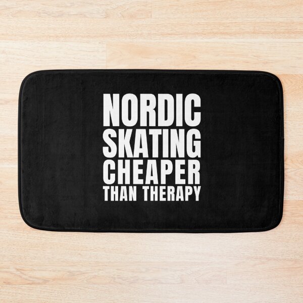 Item preview, Nordic Skating Cheaper Than Therapy designed and sold by Crafty-Mornings.
