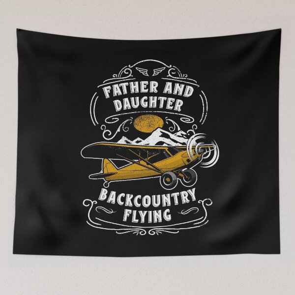Item preview, Father and Daughter Backcountry Flying designed and sold by Uppercase Tees.