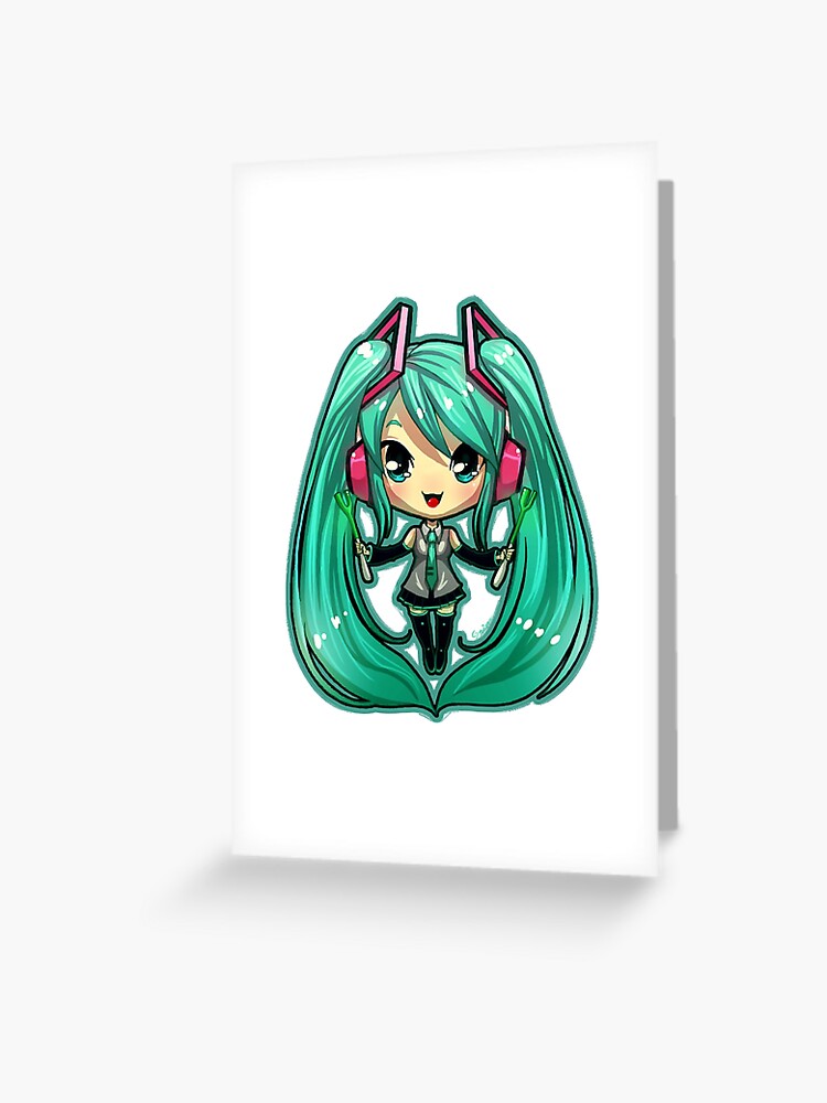 Hatsune Miku Chibi Sticker for Sale by Nerd189