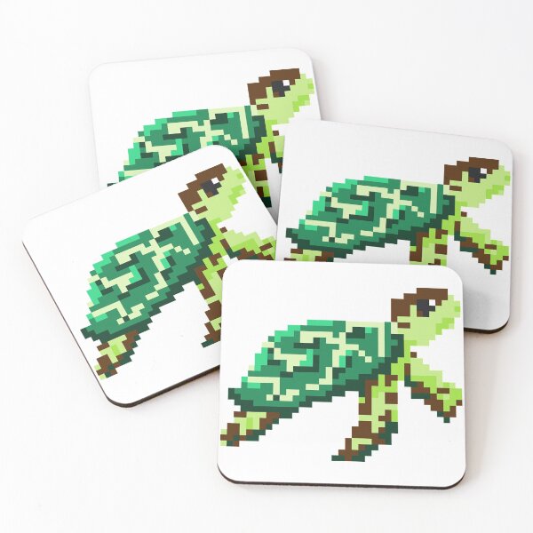 Item preview, Pixel Art Hawksbill Sea Turtle designed and sold by giovonni808.