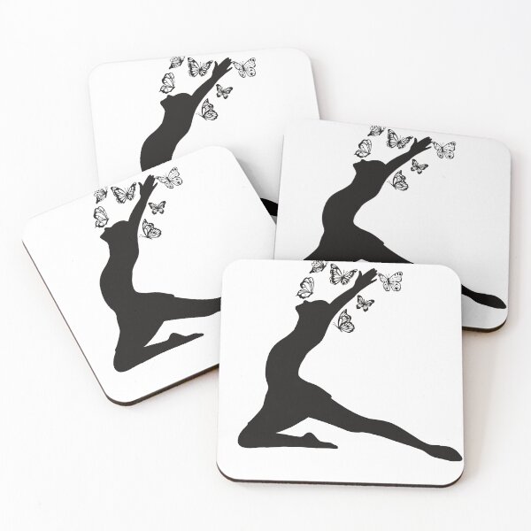 Item preview, Dancer silhouette with butterflies  designed and sold by CaitlynnsArt.