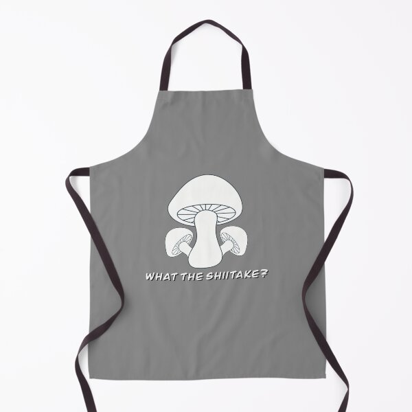 Item preview, What the Shiitake - Pun for Foodies, Gag Gift - white letters, no glow designed and sold by FlorenciaBliss.