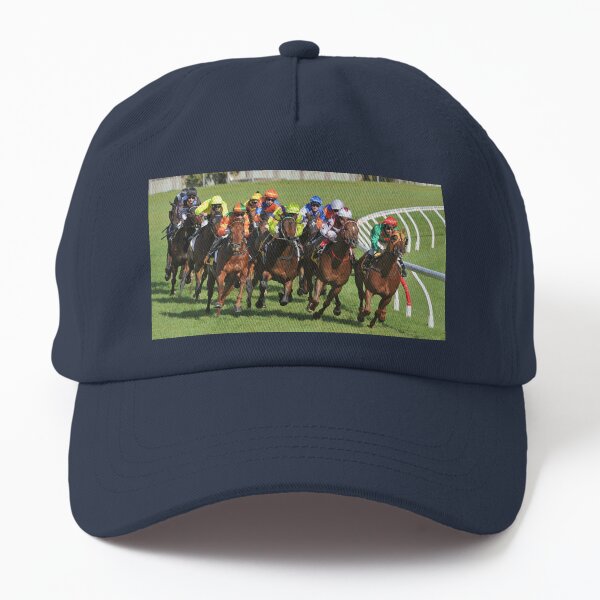 Horse racing action Dad Hat