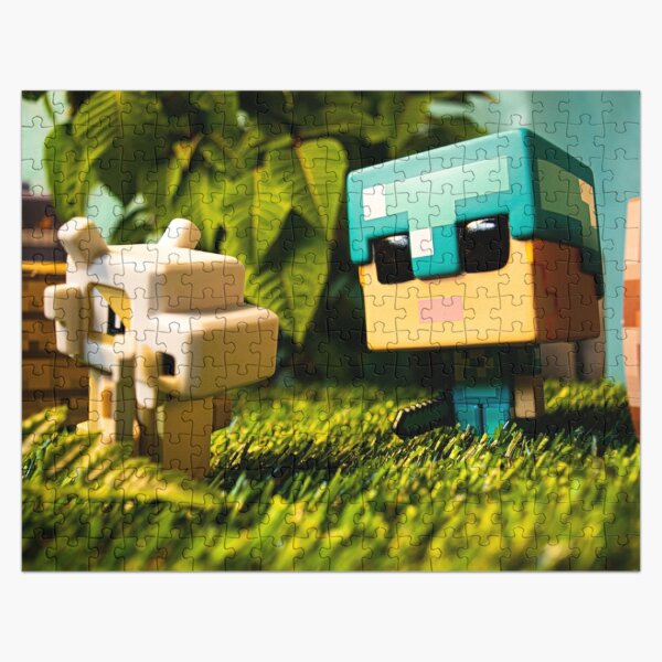 Minecraft Jigsaw Puzzles For Sale | Redbubble