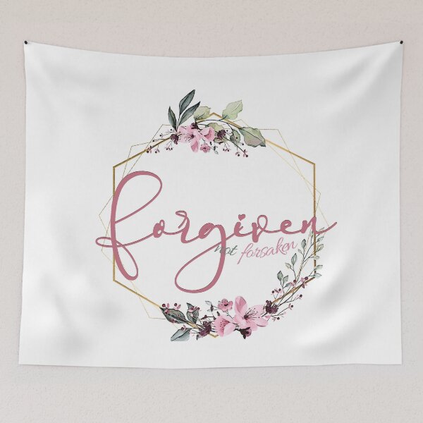 Item preview, Forgiven, Not Forsaken White designed and sold by ShopTr3ndy.