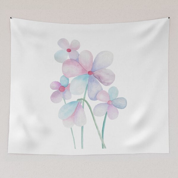 Item preview,  Watercolor bright beautiful flowers. Exclusive print designed and sold by Galina Lyapina.