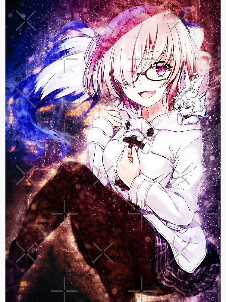 Shielder Mash Kyrielight Fate Grand Order Poster By Spacefoxart Redbubble 0645