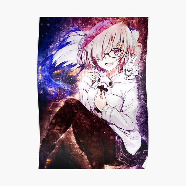 Shielder Mash Kyrielight Fate Grand Order Poster By Spacefoxart Redbubble 5351