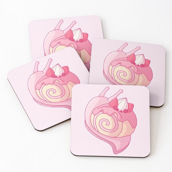 Item preview, strawberry roll cake snail designed and sold by Rachel---Anne.