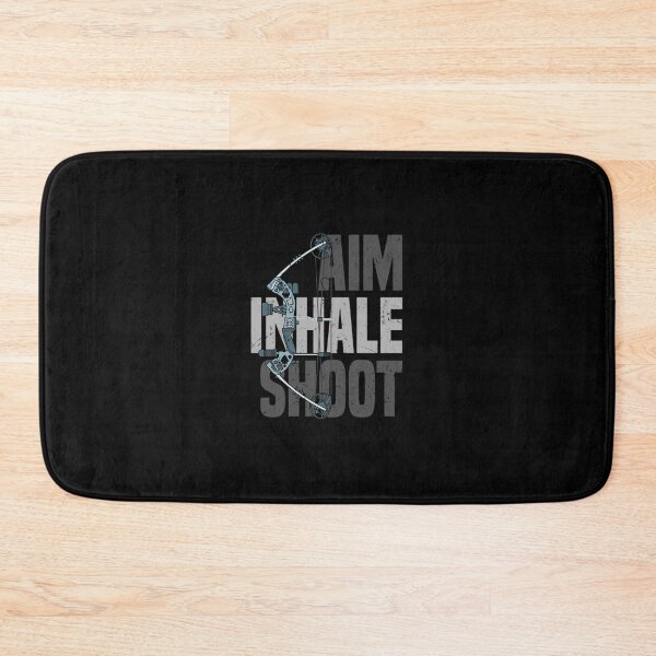 Item preview, Camping T Shirt Aim Inhale Shoot - Compound Bow & Arrow Hunter Camper Campfire Gifts Tee designed and sold by elviakenni.