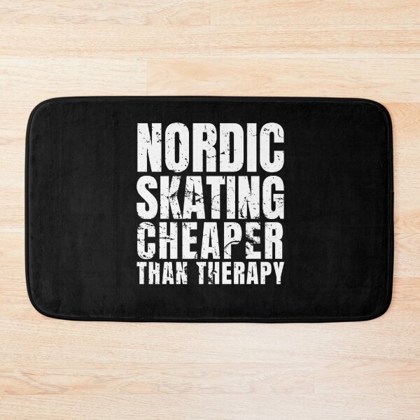 Item preview, Nordic Skating Cheaper Than Therapy designed and sold by Crafty-Mornings.