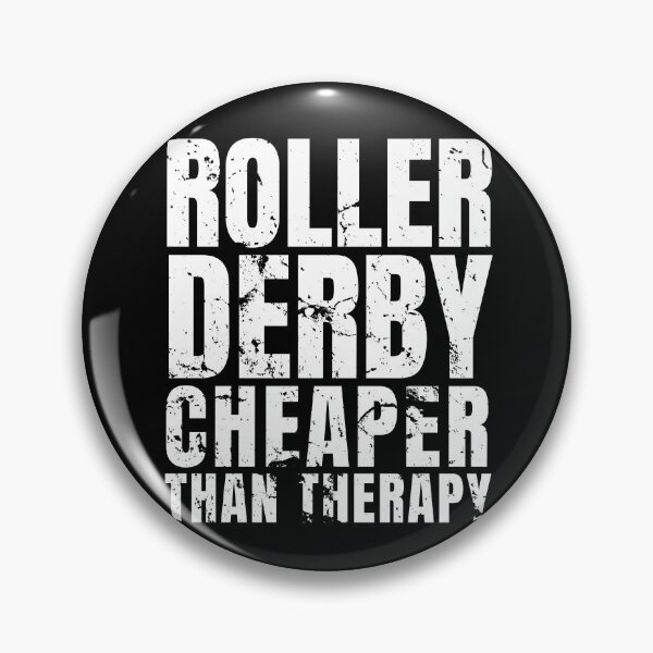 Item preview, Roller Derby Cheaper Than Therapy designed and sold by Crafty-Mornings.