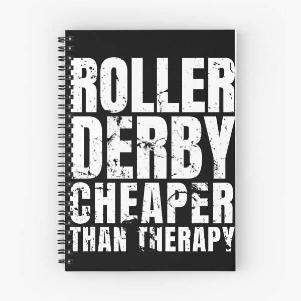 Item preview, Roller Derby Cheaper Than Therapy designed and sold by Crafty-Mornings.