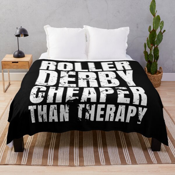 Item preview, Roller Derby Cheaper Than Therapy designed and sold by Crafty-Mornings.
