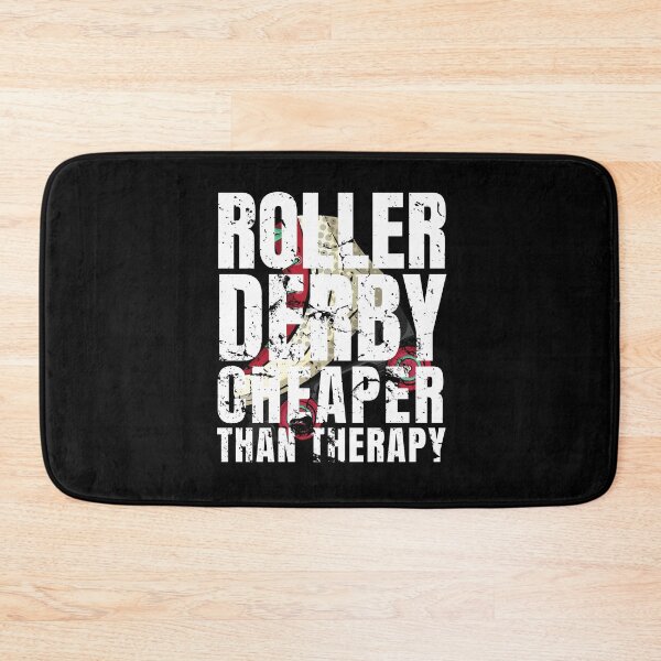 Item preview, Roller Derby Cheaper Than Therapy designed and sold by Crafty-Mornings.