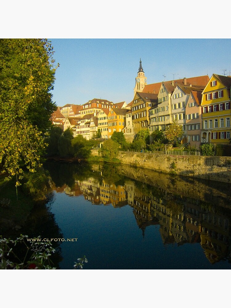 Thumbnail 2 of 2, Tote Bag, Postcard from Tübingen, Germany designed and sold by leemcintyre.