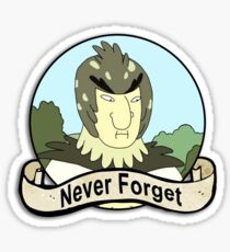 Birdman will never be forgotten Sticker