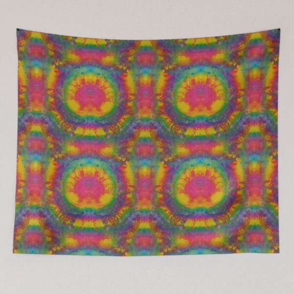 Item preview, Tie Dye Rainbow Alien designed and sold by karwilberevivalcollection.