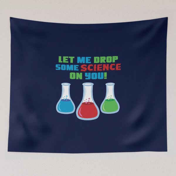 Item preview, Let Me Drop Some Science On You Flasks designed and sold by toxiferous.