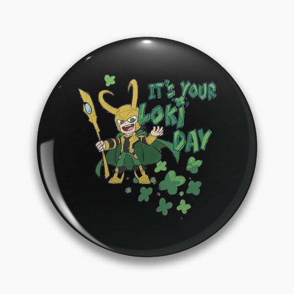 Item preview, Kawaii It's Your Loki Day Shamrocks St  designed and sold by JoseDuarte.