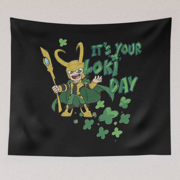 Item preview, Kawaii It's Your Loki Day Shamrocks St  designed and sold by JoseDuarte.