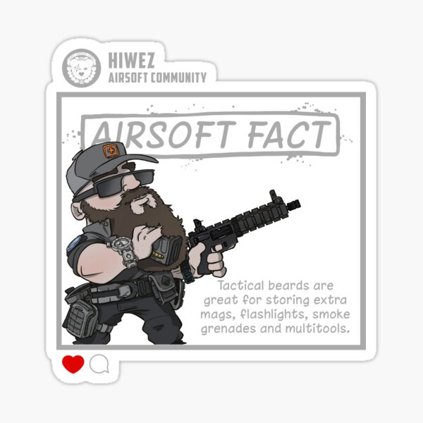 Airsofters Crossing Sticker Airsoft 