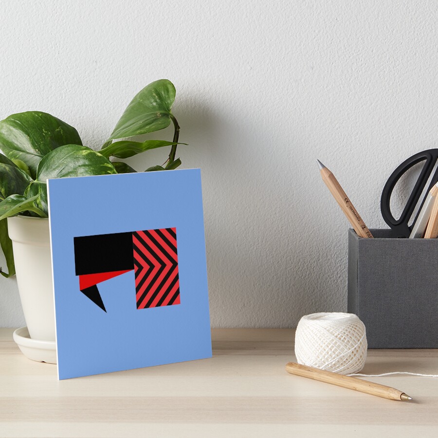 Item preview, Art Board Print designed and sold by myteebaq.