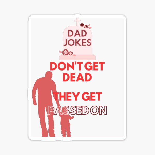 Dad Jokes Sticker