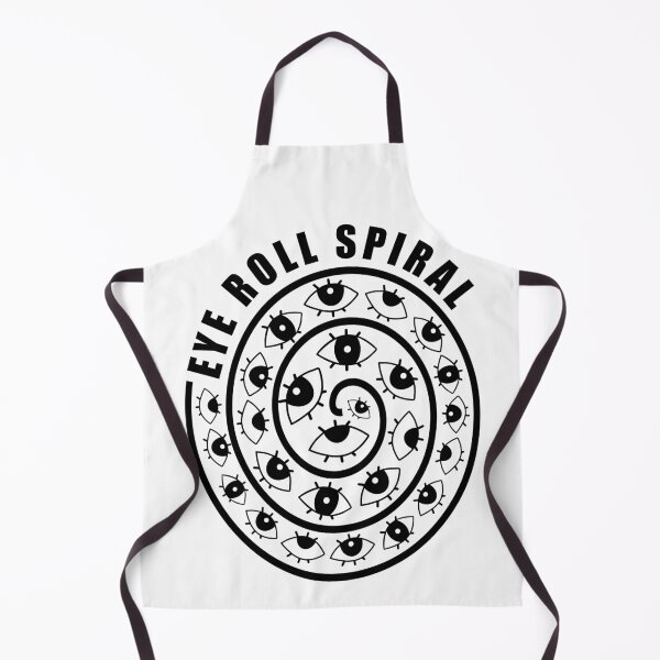 Item preview, Eye Roll Spiral Black Text designed and sold by artfulnotebook.