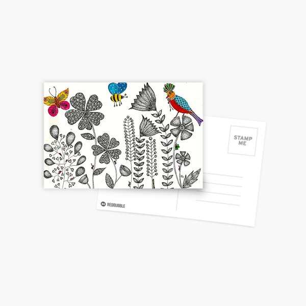 Flower garden Postcard
