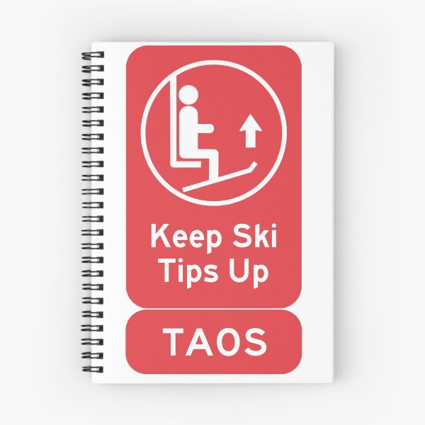 Item preview, Ski Tips Up! It's time to ski! Taos! designed and sold by NewNomads.