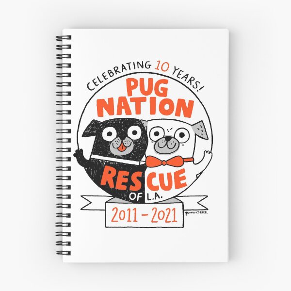Item preview, Pug Nation Rescue 10 Year Anniversary  designed and sold by PugNationRescue.