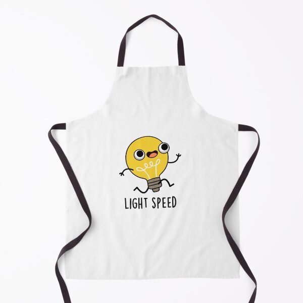 Item preview, Light Speed Funny Running Bulb Puns designed and sold by punnybone.