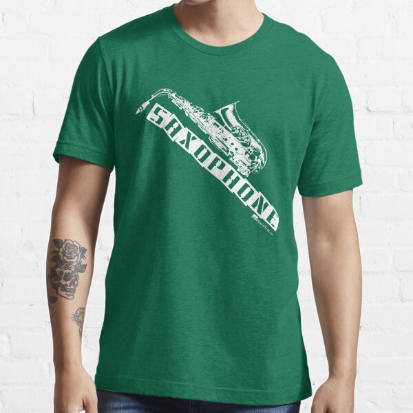 Label Me A Saxophone (White Lettering) Essential T-Shirt