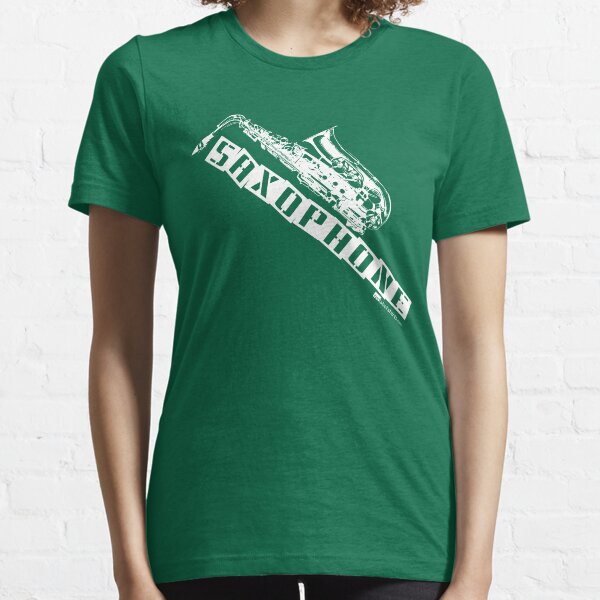 Label Me A Saxophone (White Lettering) Essential T-Shirt