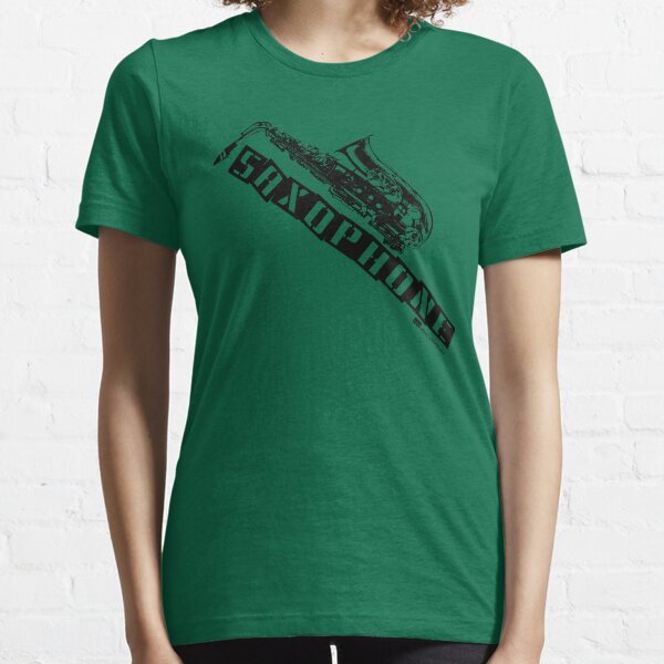 Label Me A Saxophone (Black Lettering) Essential T-Shirt