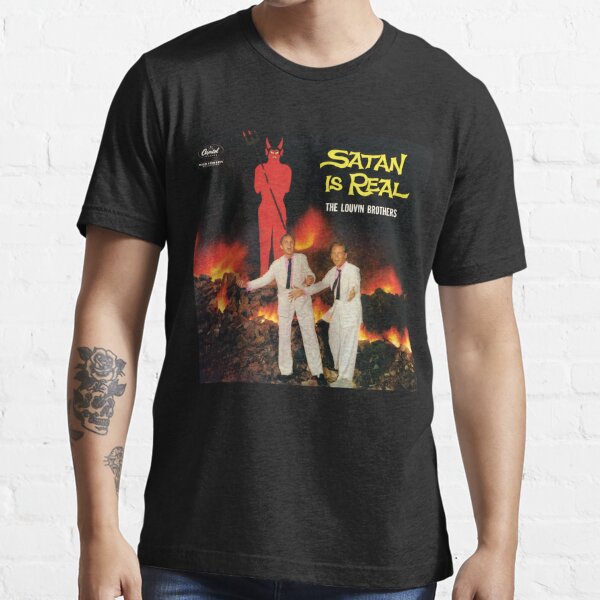 Satan is Real" T-shirt for Sale by atomtan | Redbubble | the louvin brothers t-shirts - ira and louvin t-shirts - satan is real t-shirts