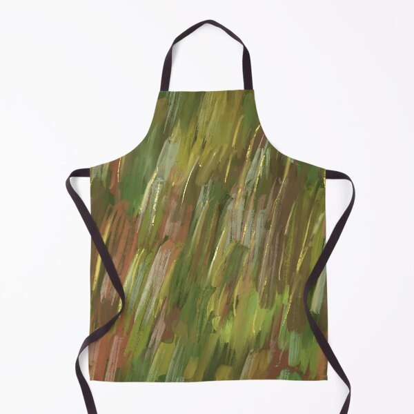 Item preview, Painted Abstract in Autumn Tones of Green, Brown, Gold and Rust designed and sold by cozycaroline.