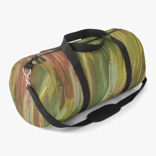 Item preview, Painted Abstract in Autumn Tones of Green, Brown, Gold and Rust  designed and sold by cozycaroline.