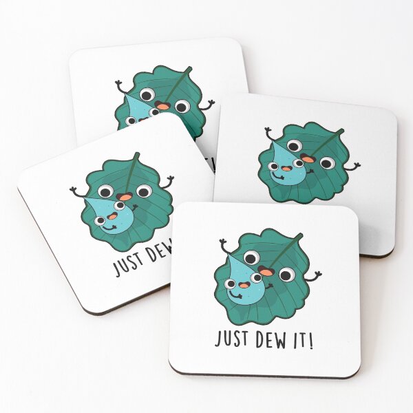 Item preview, Just Dew It Cute Weather Pun designed and sold by punnybone.