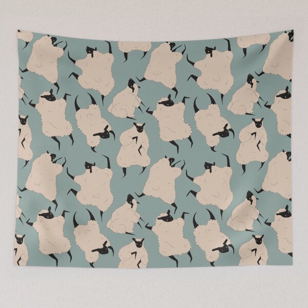 Item preview, Counting Sheep - Blue designed and sold by franimals.
