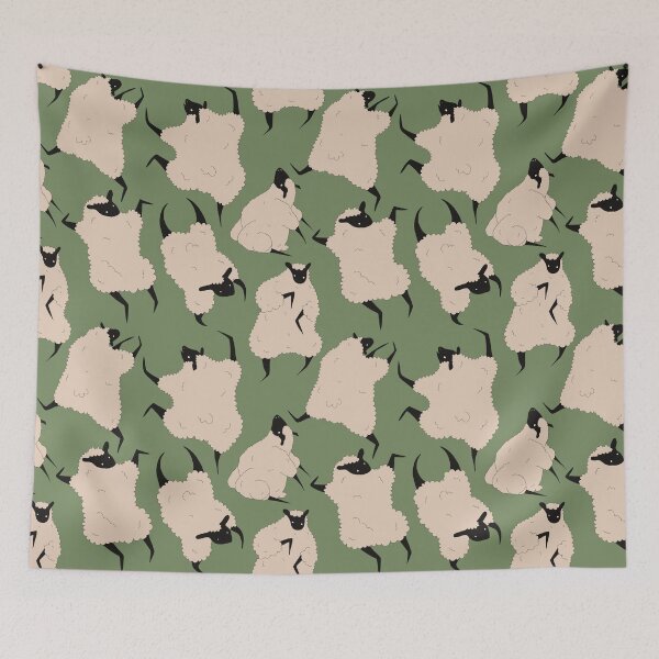 Item preview, Counting Sheep - Green designed and sold by franimals.