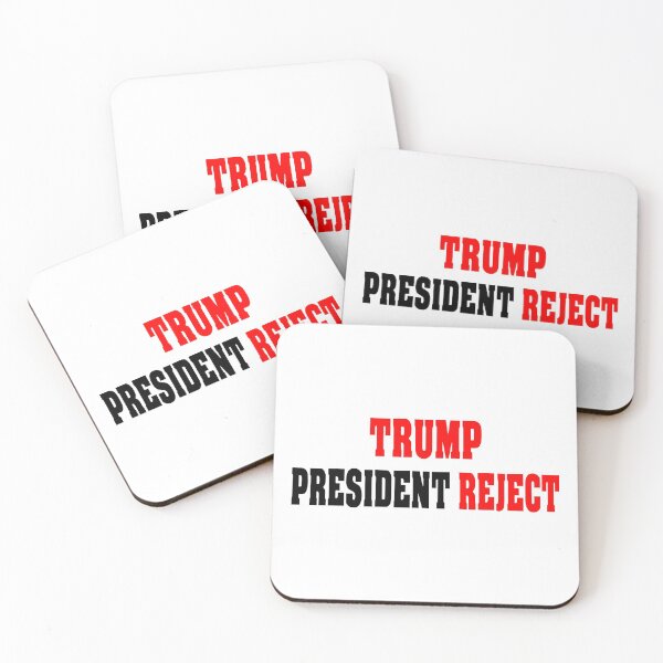 Item preview, Trump President Reject Black Text Funny Quotes Political designed and sold by MondaysChild.
