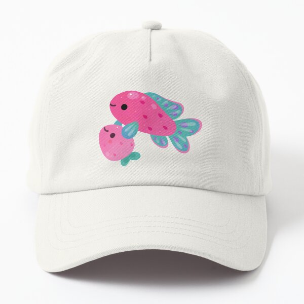 Strawberry peacock cichlid Dad Hat