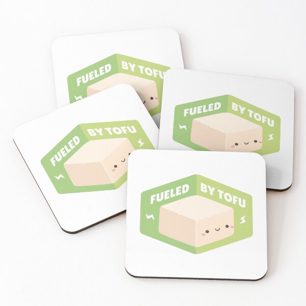 Item preview, Cute Fueled By Tofu Vegan Humor designed and sold by rustydoodle.