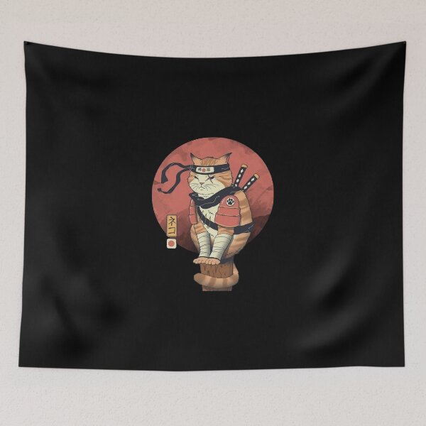 Aperçu de l'œuvre chat ninja créée et vendue par portlynnshi.