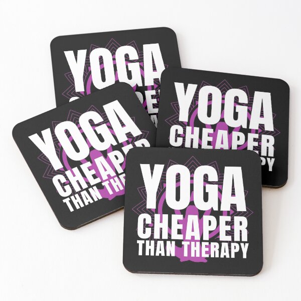 Item preview, Yoga Cheaper Than Therapy designed and sold by Crafty-Mornings.